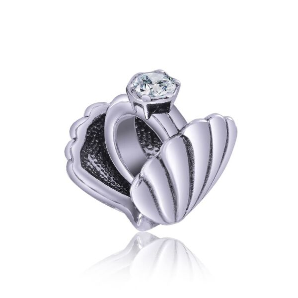 

Серебряная бусина "Romantic recognition"