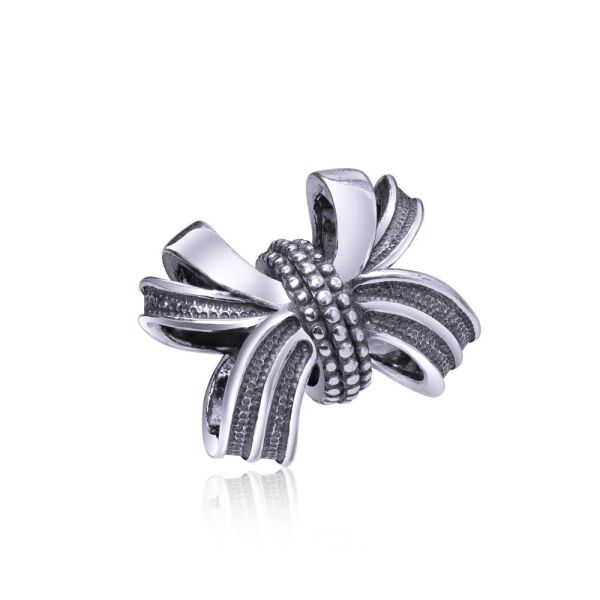

Серебряная бусина "Fashion bow"