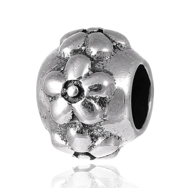 

Серебряная бусина П5/8095