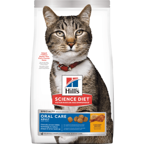 

Сухой корм для котов Hills Feline Adult Oral Care Chicken 7 кг