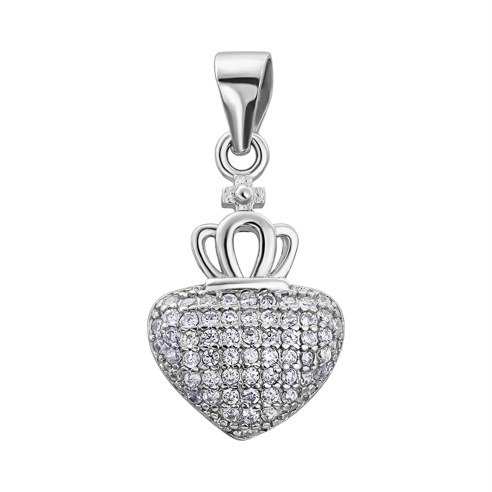 

Серебряная подвеска с фианитами 000132630