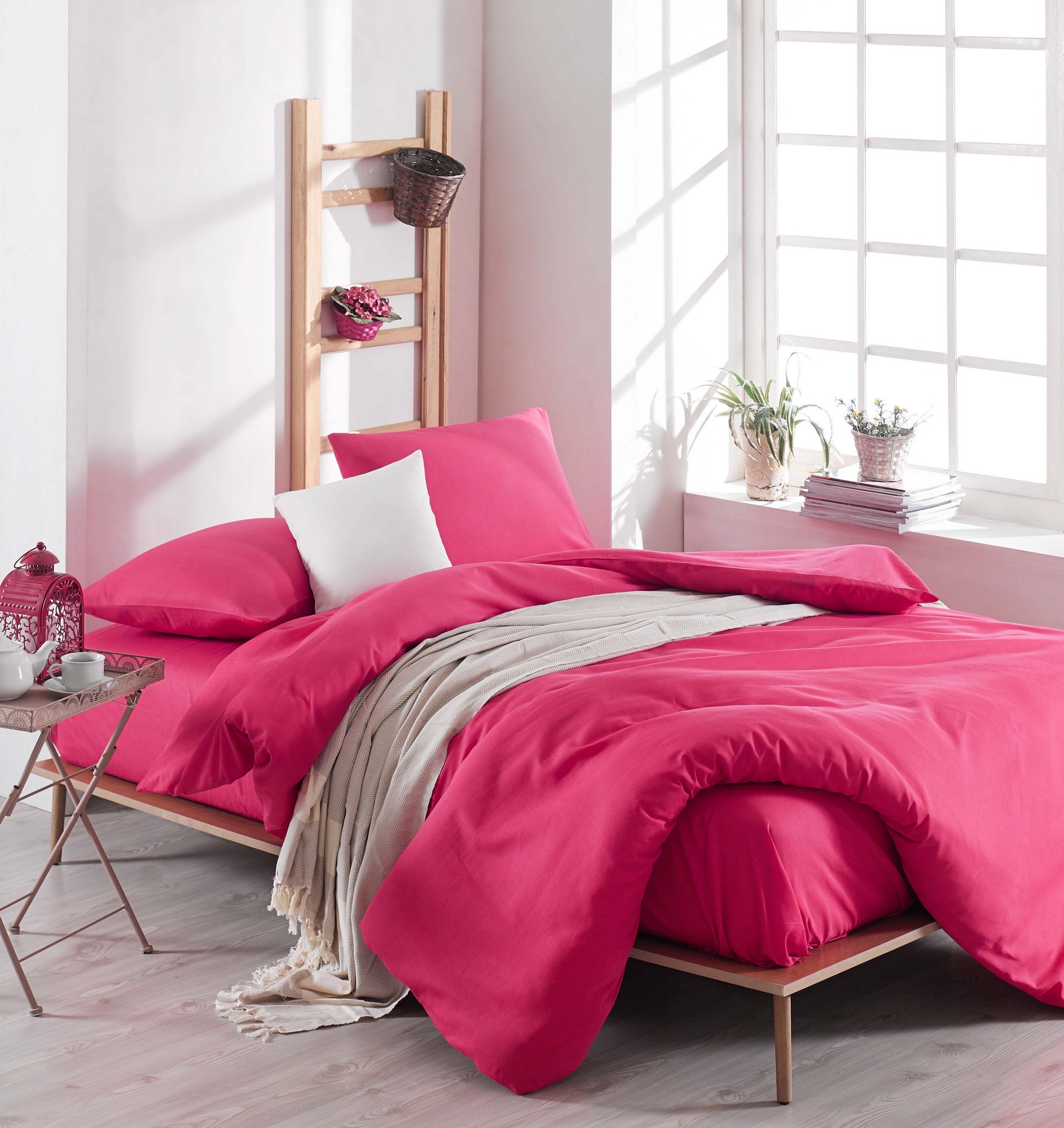 

Комплект постельного белья EnLora Home Фукси