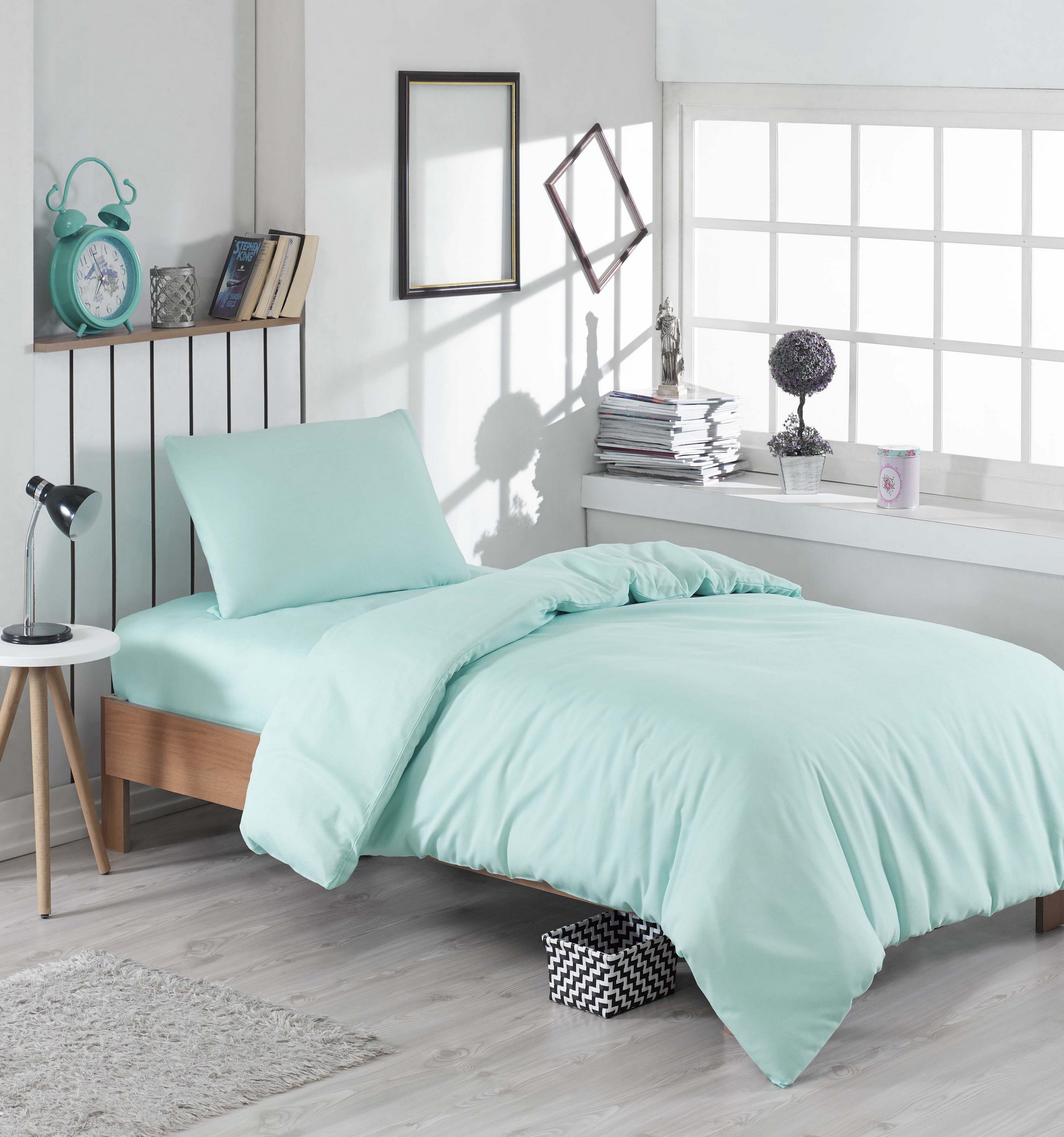 

Комплект постельного белья EnLora Home Мятный