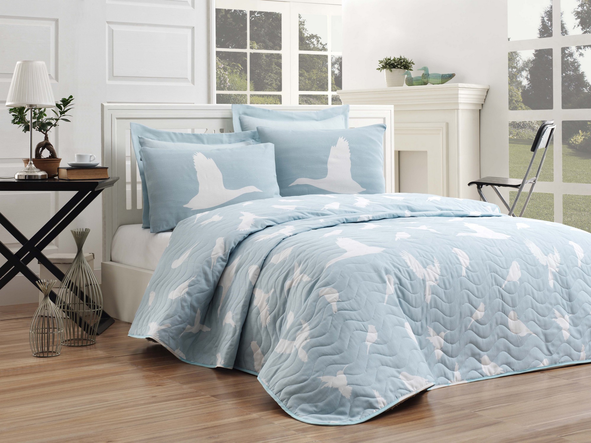 

Комплект постельного белья EnLora Home Мятный