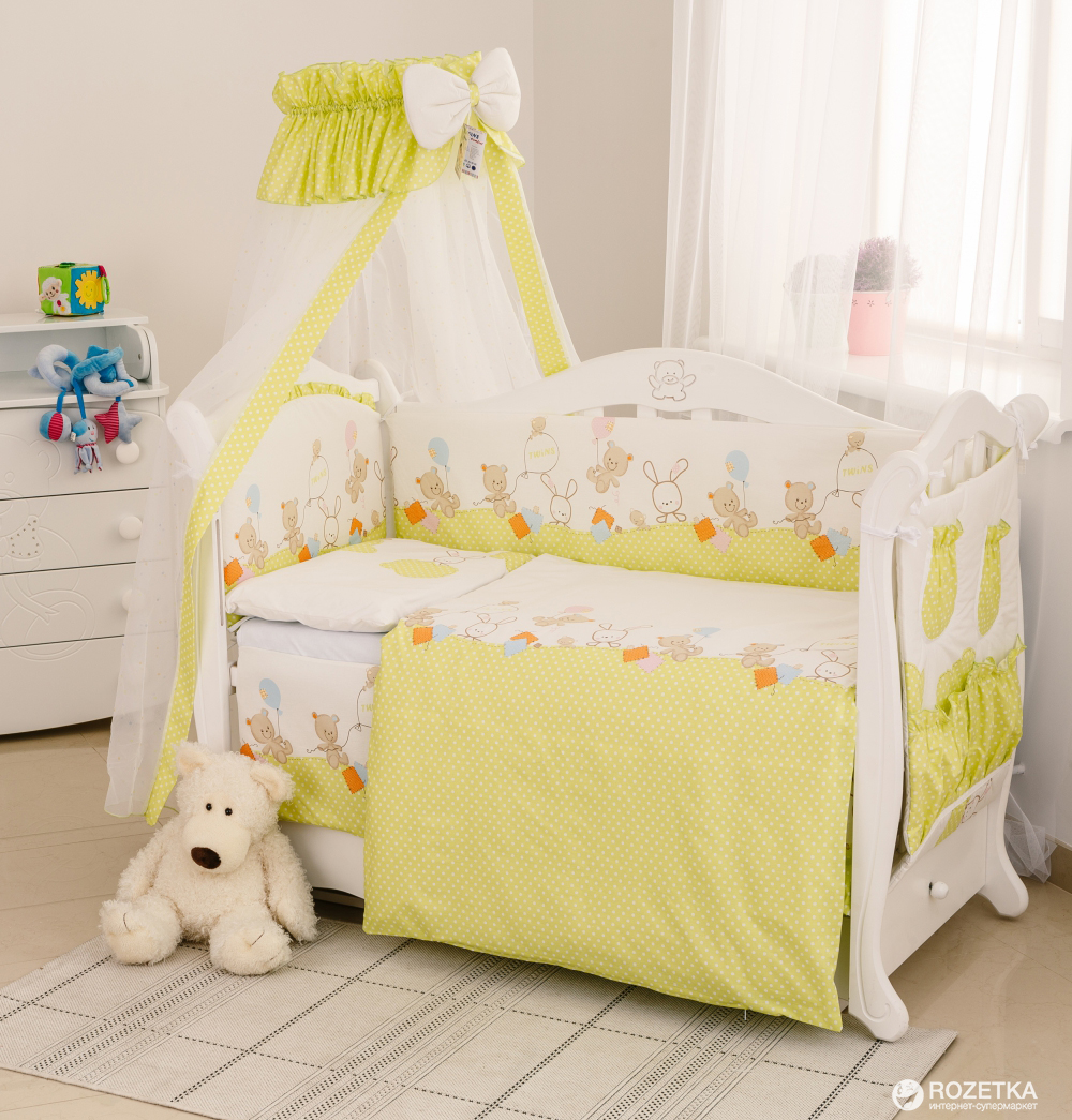 

Комплект постельного белья Twins Comfort С-022 Горошки 90x120 (4933)