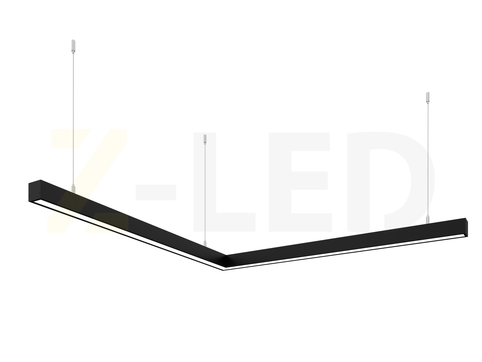 

Угловой светодиодный светильник Z-LED 80ВТ черный (800х800) LSNU-80b