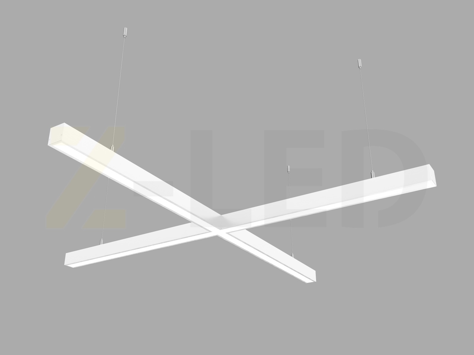 

Светодиодный светильник Z-LED 80Вт x-образный (крест) белый (800х800) LSNKr-80w