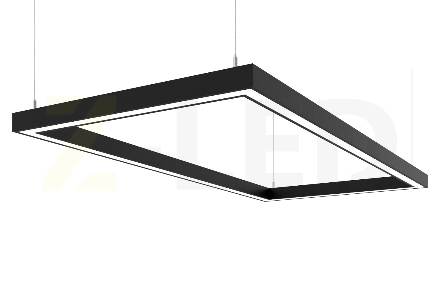 

Светодиодный светильник Z-LED 120ВТ прямоугольник черный (840x440) LSNP-120b