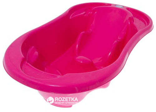 

Детская ванночка Tega Baby Komfort TG-011 анатомическая с термометром и сливом Pink paste (Tega TG-011 pink paste)
