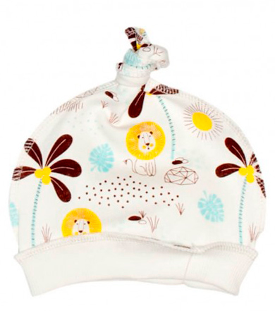 

Шапочка Animals, молочная (56), MISHKA 29 см (ТМ Мишка)