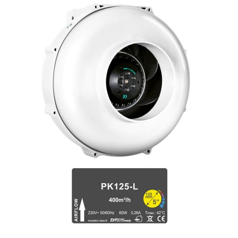 

Вытяжной вентилятор Prima Klima PK125-L