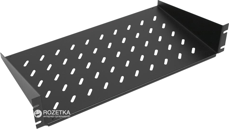 

Полиця стаціонарна ZPAS 19" 2U для серверної шафи/стійки D35 Чорна (WZ-SB00-49-04-161)