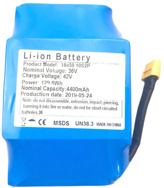 

Аккумулятор Li-ion для гироборда или гироскутера универсальный Maxfind 36V 4 400mAh 615548