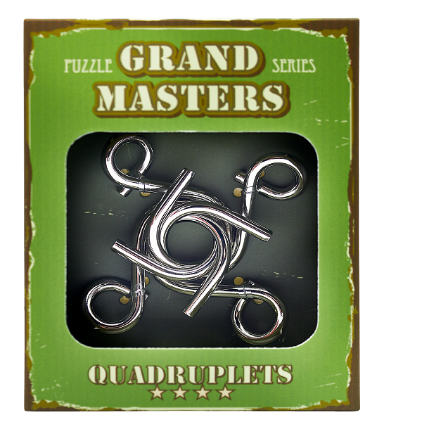 

Металлическая головоломка Eureka 3D Puzzle "QUADRUPLETS green"