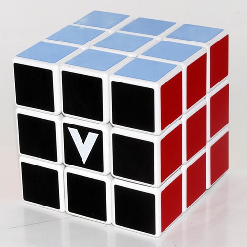 

Кубик Рубика 3х3 V-CUBE белый плоский