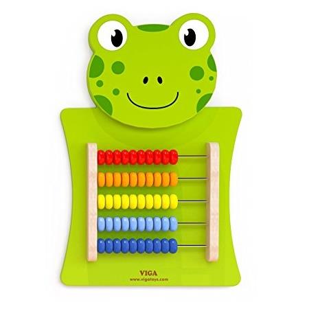 

Игрушка настенная Лягушка со счетами Viga Toys 55х36х4,5 см Зеленый 000020390