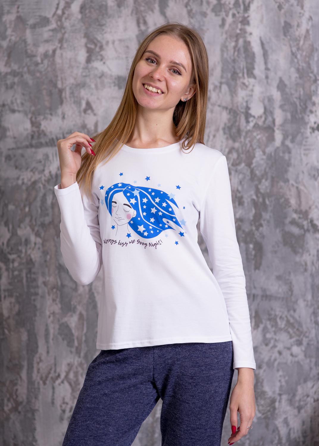 

Джемпер GIULIA STARS 48/409/010 L White/blue