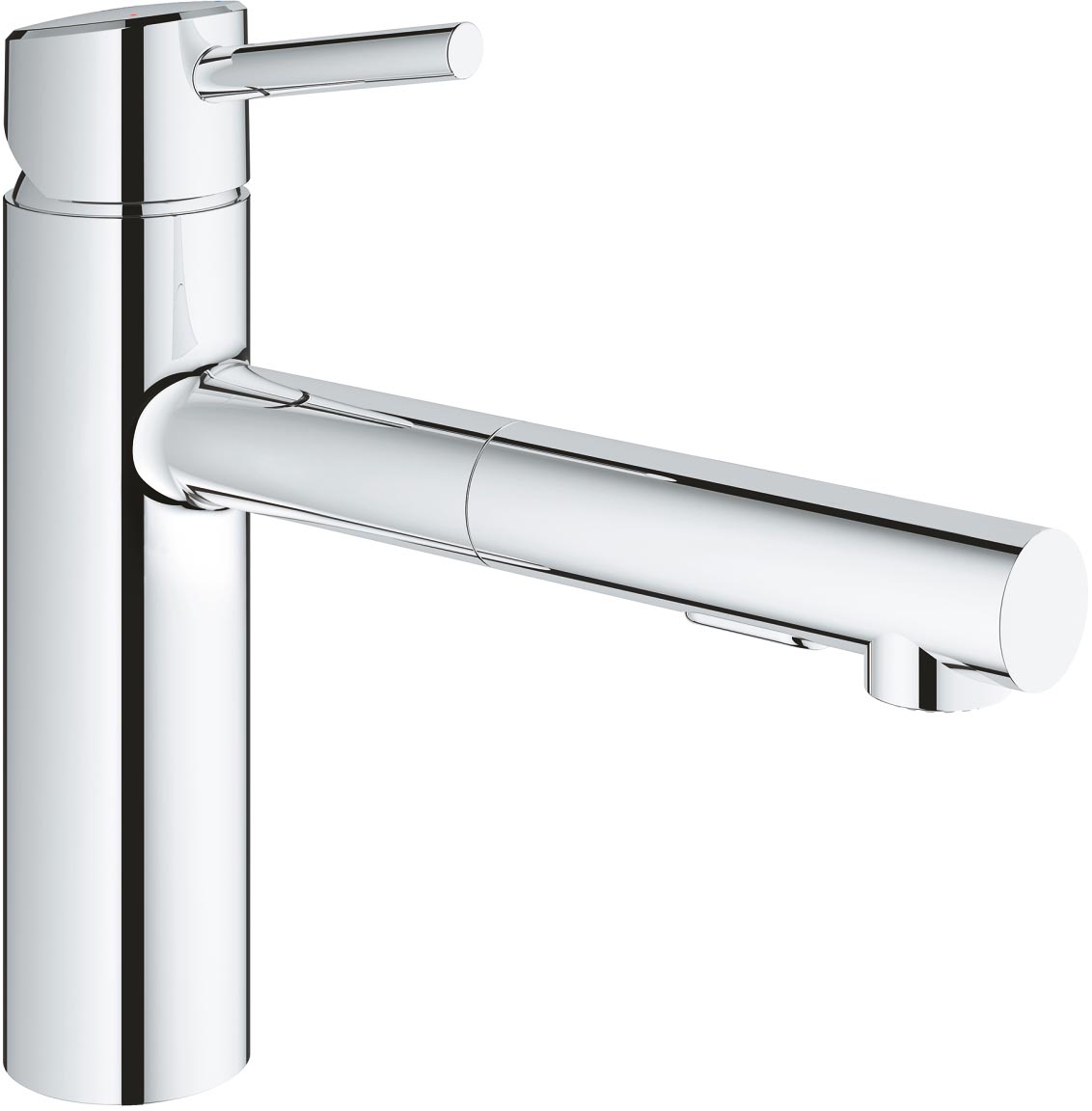 

Смеситель кухонный с выдвижным изливом GROHE Concetto 30273001