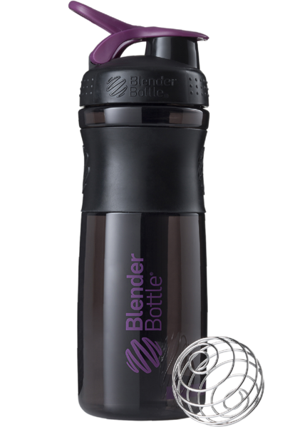 

Шейкеры BlenderBottle Шейкер SportMixer с шариком 820 ml Black/Plum