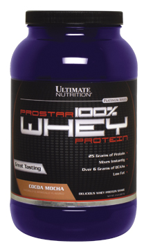 

Ultimate Nutrition PROSTAR Whey PROTEIN 907 г - какао мокко