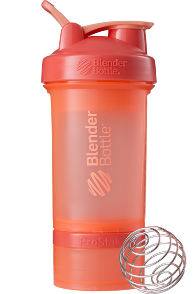 

BlenderBottle Шейкер ProStak 650 ml Coral