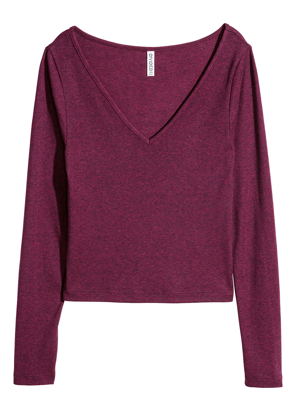 

Топ H&M XS Фиолетовый меланж 0427623