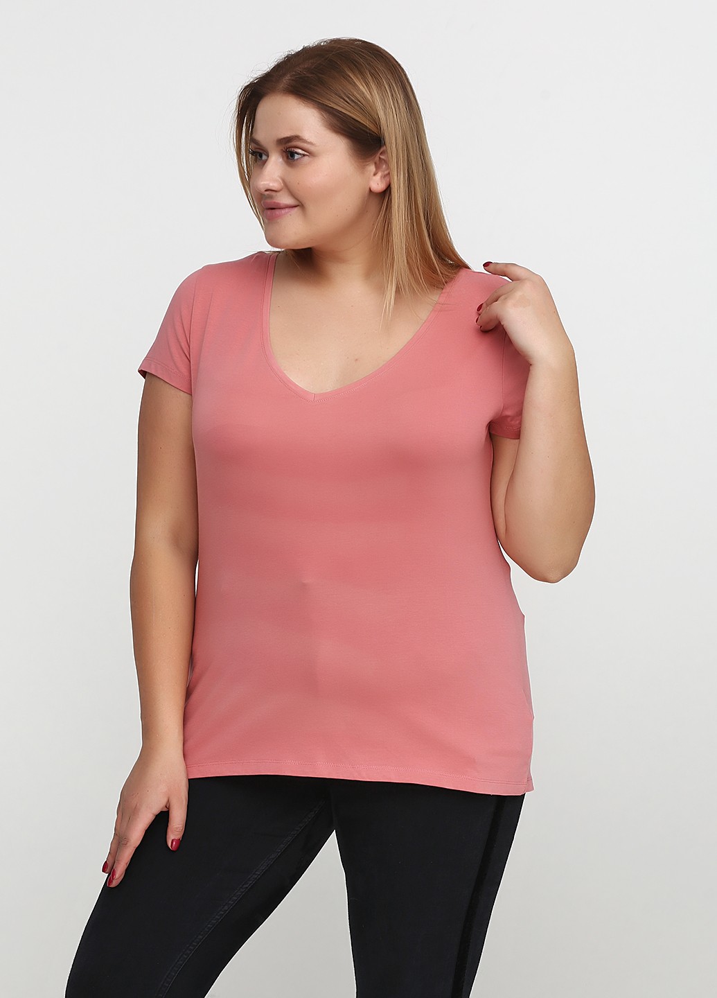 

Футболка H&M M Розовый 0215248_роз_02