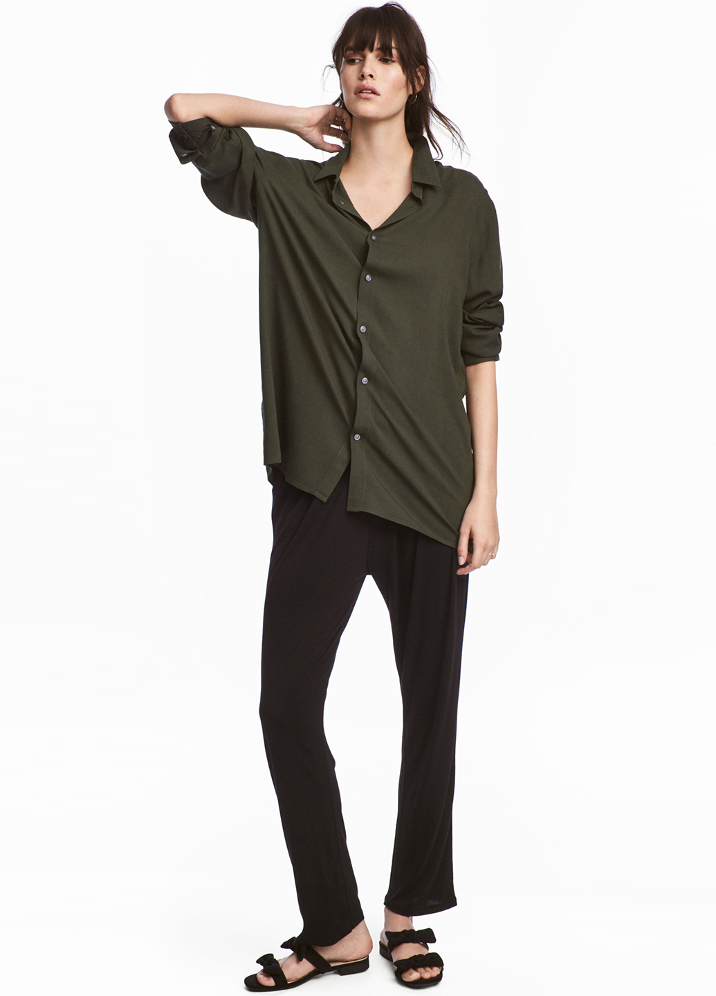 

Штаны H&  Черный 0489838_чер._03, Штаны H&M M Черный 0489838_чер._03