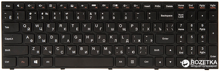 Клавіатура для ноутбука PowerPlant IBM/Lenovo IdeaPad G50-30