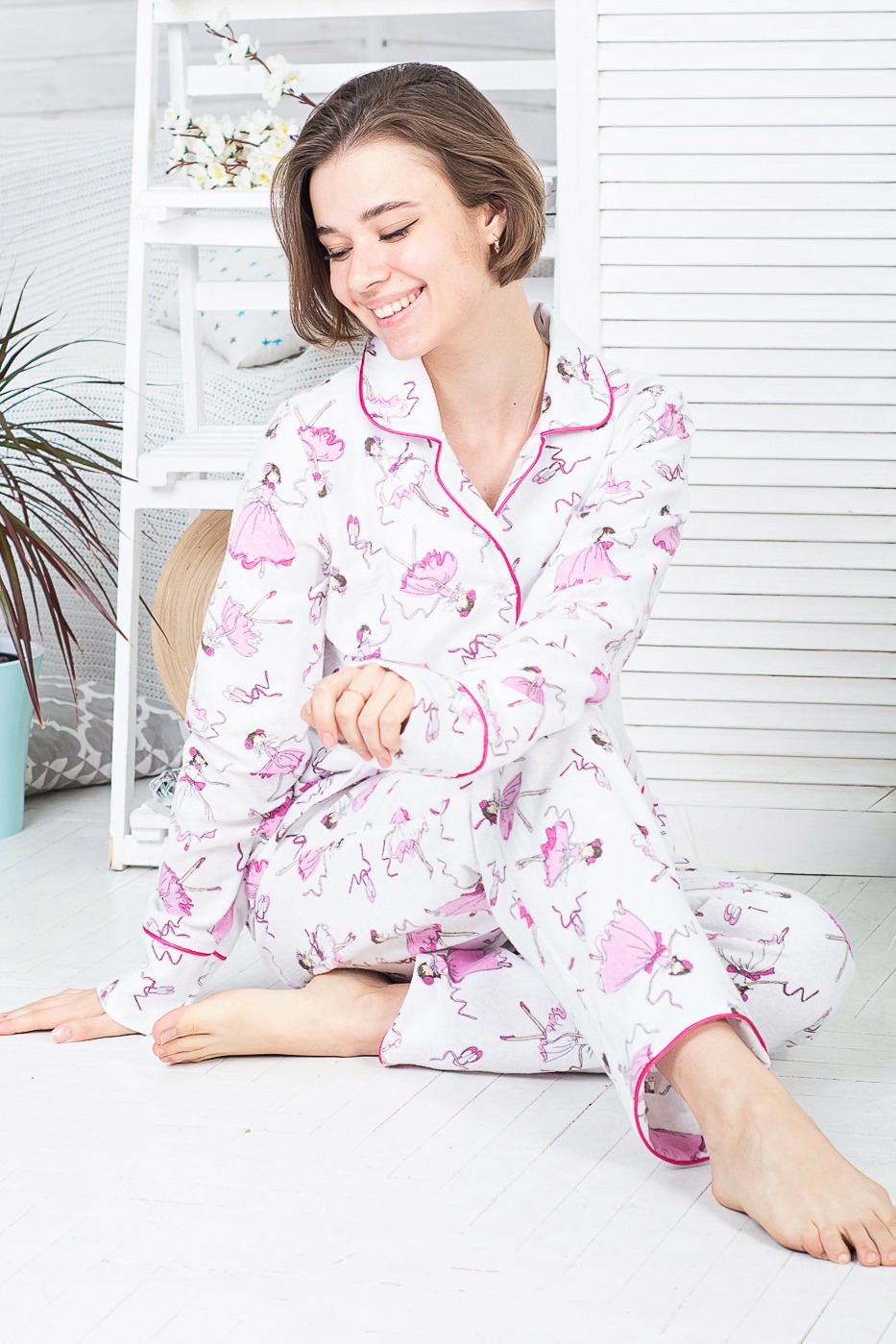 

Рубашка + брюки MiaNaGreen П301 XL (48-50) Белый