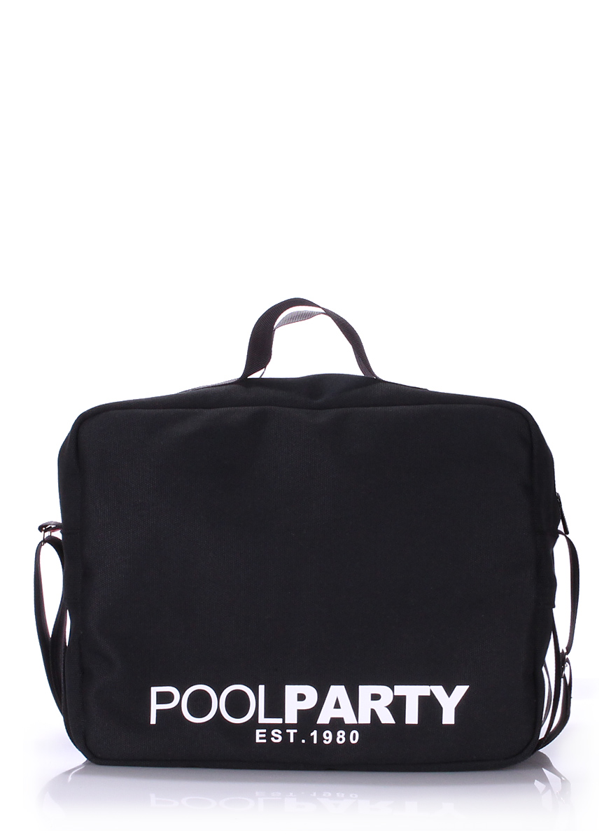 

Сумка через плечо PoolParty Original черная мужская / женская