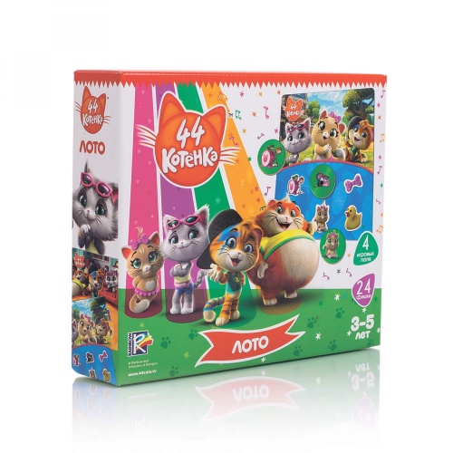 

Настольная игра Лото, 44 Кота (рус), Vladi Toys (12-80917)