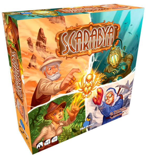 

Скарабия, настольная игра, Blue Orange (12-70457)