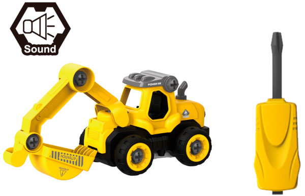 

Экскаватор LM8011-SC-P, конструктор, 28 деталей, DIY Spatial Creativity (12-86967)