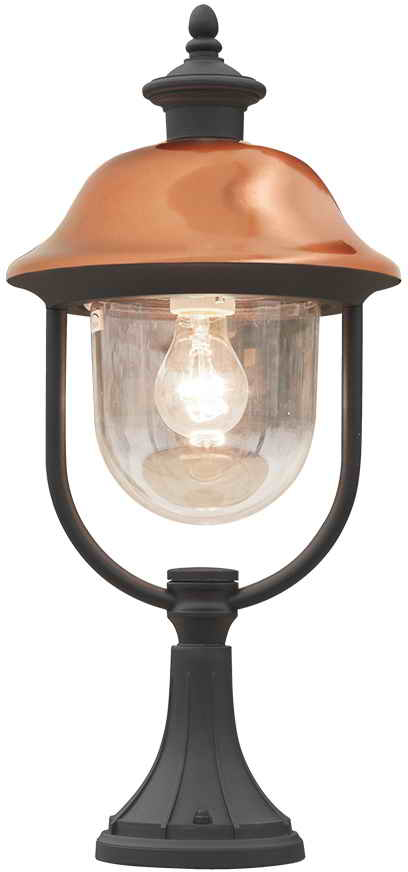 

Уличный светильник Lusterlicht 1039 Verona II черный с медью