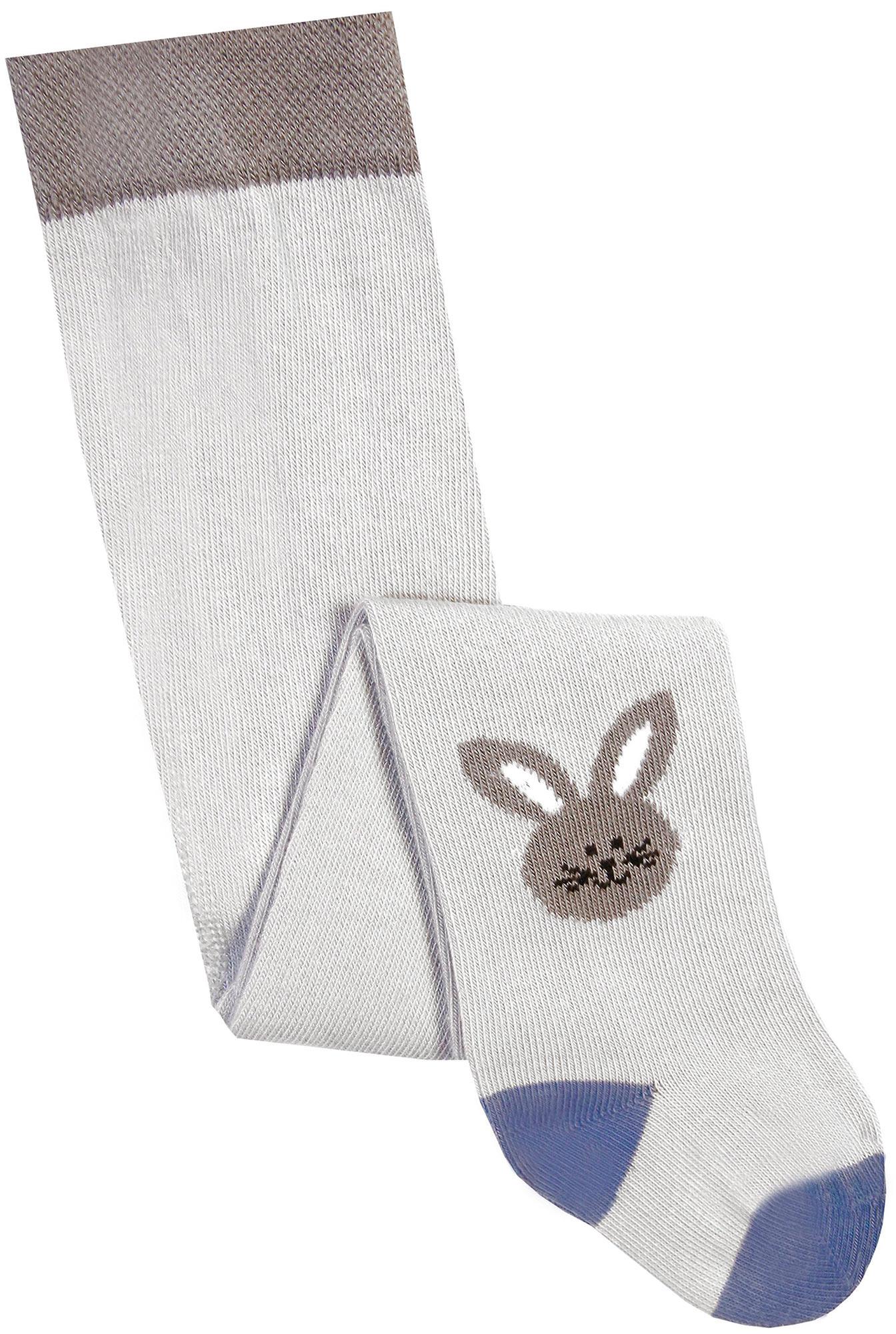 

Колготки для младенцев с кроликом, Duna, светло-серые, 80-86 (20-22) (12-49800)