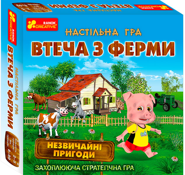 

Побег из фермы, настольная игра, Ranok Creative (12-72096)