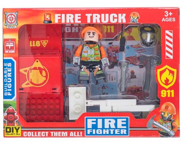 

Фигурка с авто и аксессуарами, обычная каска, Fire Truck, Space Baby (12-89718)