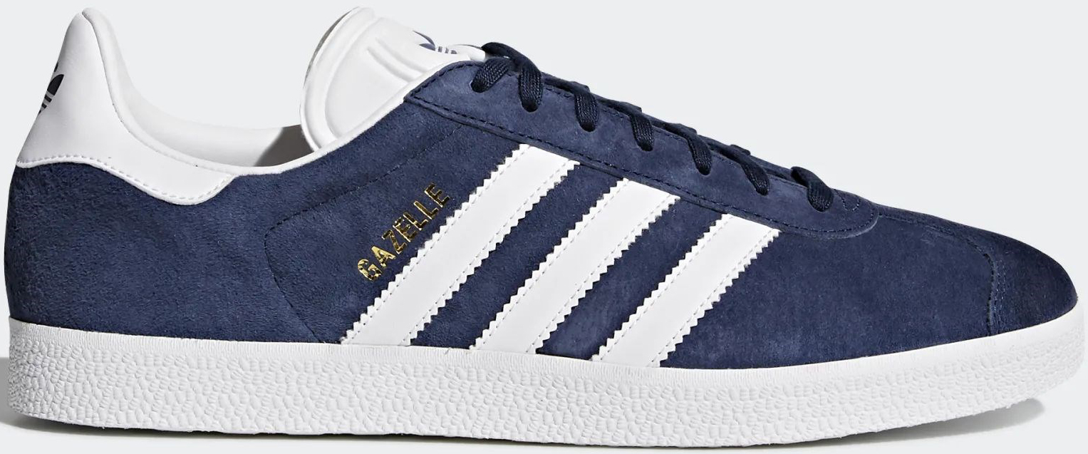 Акція на Чоловічі кеди низькі Adidas Gazelle BB5478 46.5 (11.5UK) 30 см Темно-сині від Rozetka