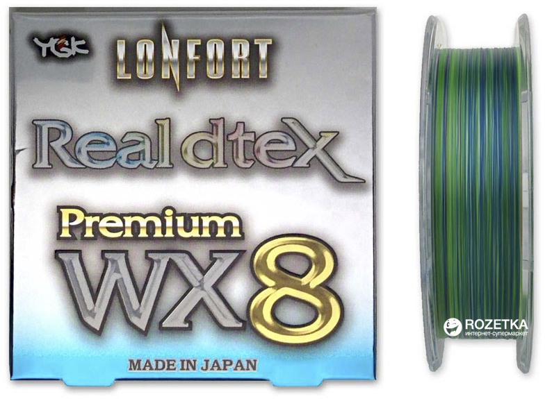 

Шнур YGK Lonfort Real DTex X8 150 м 0.117 мм 0.5 кг/14 lb Разноцветный (55450102)