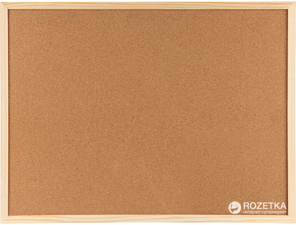 

Дошка коркова Axent 90 х 120 см + 6 кнопок-цвяшків (9603-A)