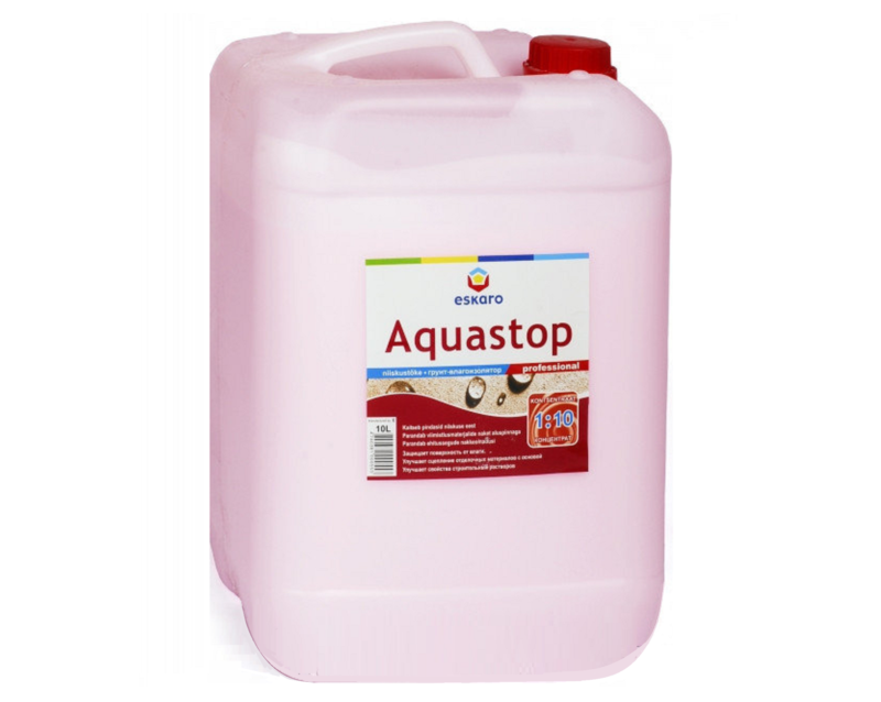 

Грунтовка многофункциональная ESKARO AQUASTOP PROFESSIONAL влагоизоляционная 10л