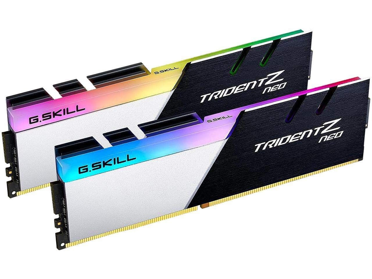 

Оперативная память G.Skill DDR4 Trident Z Neo (For AMD Ryzen) Series 16GB (2 x 8GB) 3200 MHz (F4-3200C14D-16GTZN)