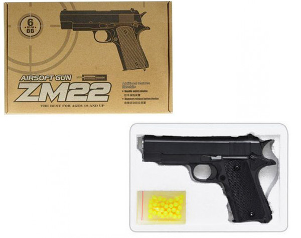 

Детский металлический пистолет ZM 22