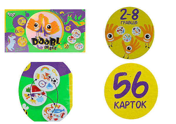 

Настольная развлекательная игра "DOOBL IMAGE" укр. 8015DT