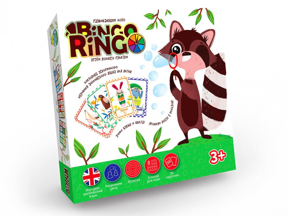 

Настольная игра "Bingo Ringo" рус/англ GBR-01-01E