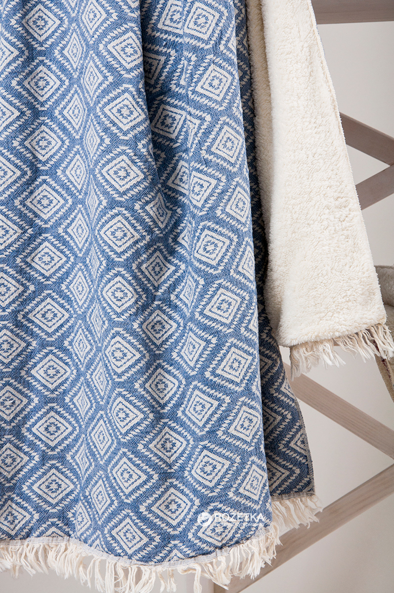

Плед Barine Микроплюш Diamond Throw 125х170 Denim (svk-4463)