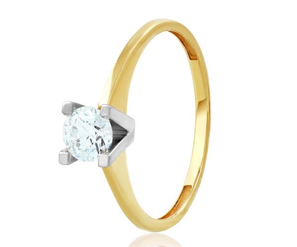 

Кольцо с камнем SWAROVSKI Zirconia "Амстердам", КД4116/2SW, 18 размер