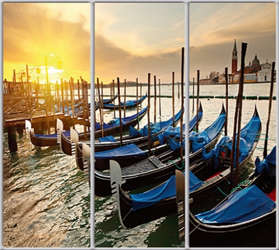 

Шкаф купе Luxe Studio Стандарт-1 Фотопечать Архитектура-130 2200x2100x450 трехдверный