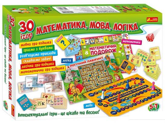 

Великий набір. 30 ігор для навчання. Математика, мова, логіка (977951)